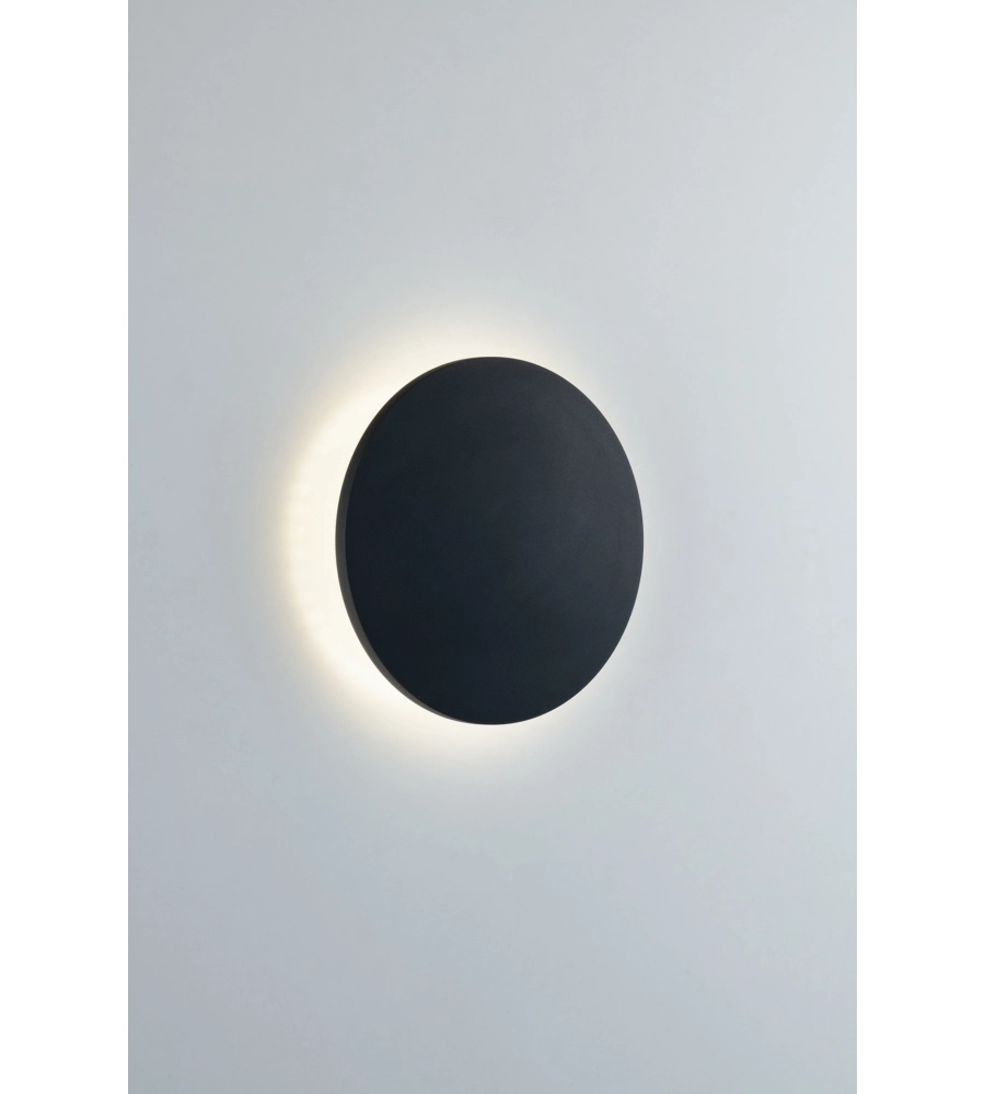 APPLIQUE "AMON" LED NERO 4000K 360LM, Ø13 CM